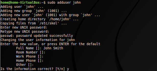 Linux user group. Adduser в Linux синтаксис.